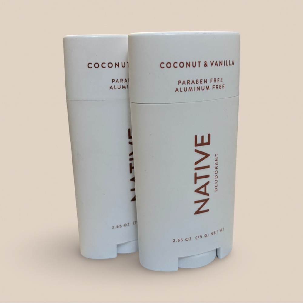 Native Deodorant - 2-Pack Coconut & Vanilla - Paraben & Aluminum Free